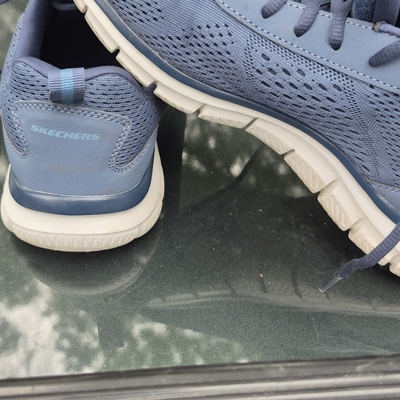 Skechers Blue Athletic Shoes with Cushioned Support - Picture 4 of 9